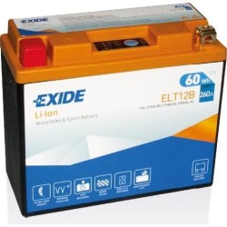 Bateria de mota Exide ELT12B 12V 5Ah 260A - 1